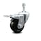 Service Caster 3.5 Inch Hard Rubber Wheel Swivel 3/8 Inch Threaded Stem Caster Total Lock Brake SCC-TSTTL20S3514-HRS-381615 - alternate 1